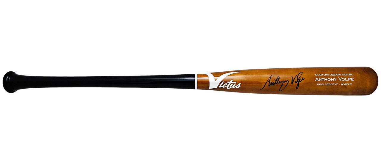 Anthony Volpe Autographed Brown Victus Player Model Bat New York Yankees Fanatics Holo Stock #219042