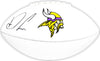 Dalvin Cook Autographed Minnesota Vikings White Logo Football Fanatics Holo Stock #218724