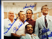 Los Angeles Dodgers Legends Autographed Framed 8x10 Photo With 4 Signatures Including Sandy Koufax Beckett BAS #AC56665