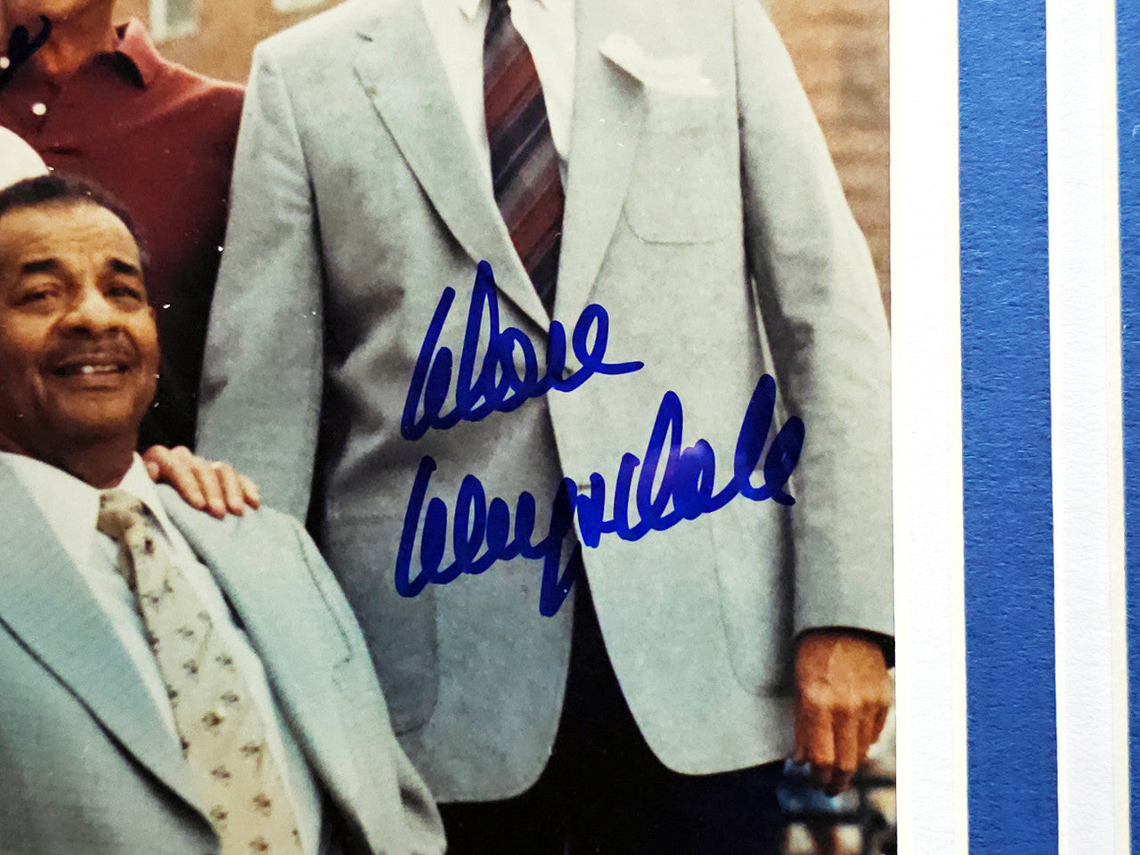 Los Angeles Dodgers Legends Autographed Framed 8x10 Photo With 4 Signatures Including Sandy Koufax Beckett BAS #AC56665