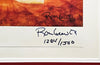 Mike Schmidt Autographed Framed 18x24 Lithograph Photo Philadelphia Phillies With Artist Proof #1284/1500 Beckett BAS #AC41242