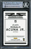 Ronald Acuna Jr. Autographed 2019 Donruss Optic Diamond Kings Card #16 Atlanta Braves Beckett BAS #15866418