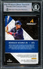 Ronald Acuna Jr. Autographed 2021 Panini Pinnacle Card #1 Atlanta Braves Beckett BAS #15866520