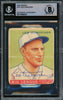 Leo Durocher Autographed 1933 Goudey Rookie Card #147 St. Louis Cardinals Beckett BAS #15866532