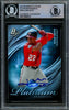Juan Soto Autographed 2019 Bowman Platinum Presence Card #PP-9 New York Mets Beckett BAS #15866915