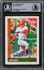Juan Soto Autographed 2022 Donruss Diamond Kings Card #124 New York Mets Beckett BAS #15866963