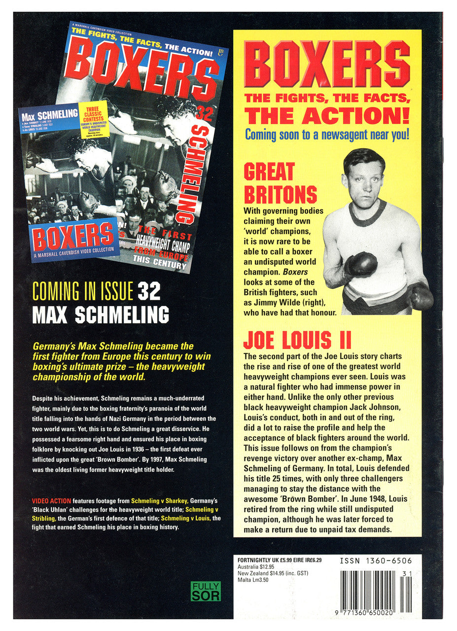 Ken Buchanan Autographed Boxers Magazine Beckett BAS QR #BH26936