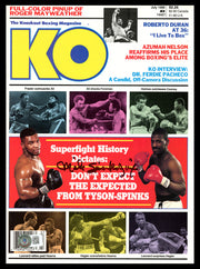 Michael Mike Spinks Autographed KO Magazine "Jinx" Beckett BAS QR #BH26934
