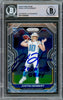 Justin Herbert Autographed 2020 Panini Prizm Rookie Card #325 Los Angeles Chargers "2020 NFL OROY" Beckett BAS Stock #219390