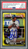 Fernando Tatis Jr. Autographed 2016 Bowman Prospects Yellow Rookie Card #BP17 San Diego Padres PSA 9 Auto Grade Mint 9 PSA/DNA #62841182
