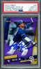 Fernando Tatis Jr. Autographed 2019 Topps Finest Purple Refractor Rookie Card #85 San Diego Padres PSA 9 Auto Grade Gem Mint 10 #99/250 PSA/DNA #62841200