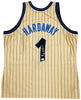 Orlando Magic Anfernee Penny Hardaway Autographed Gold Authentic Mitchell & Ness 1993-94 75th Anniversary Hardwood Classic Swingman Jersey Size XL PSA/DNA Stock #208250