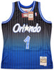 Orlando Magic Anfernee Penny Hardaway Autographed Black & Blue Authentic Mitchell & Ness Fadeaway 1994-95 Hardwood Classic Swingman Jersey Size L PSA/DNA Stock #208247