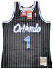Orlando Magic Anfernee Penny Hardaway Autographed Black Authentic Mitchell & Ness 1994-95 Hardwood Classic Swingman Jersey Size L PSA/DNA Stock #208253