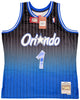 Orlando Magic Anfernee Penny Hardaway Autographed Black & Blue Authentic Mitchell & Ness Fadeaway 1994-95 Hardwood Classic Swingman Jersey Size XL PSA/DNA Stock #208248