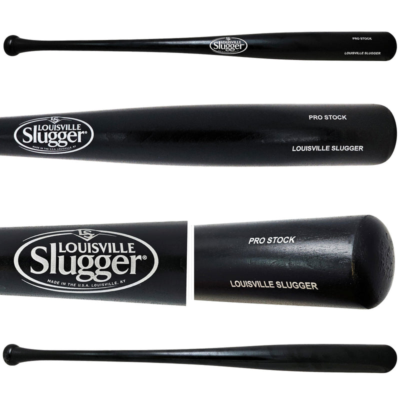Unsigned Ash Black Louisville Slugger Pro Stock Baseball Bat Stock #266076
