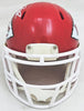 Skyy Moore Autographed Kansas City Chiefs Red Speed Mini Helmet Beckett BAS Witness Stock #220533