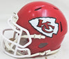 Skyy Moore Autographed Kansas City Chiefs Red Speed Mini Helmet Beckett BAS Witness Stock #220533
