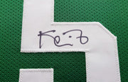 Boston Celtics Kevin Garnett Autographed Framed Green Jersey Beckett BAS QR Stock #208170