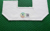 Boston Celtics Kevin Garnett Autographed Framed Green Jersey Beckett BAS QR Stock #208170