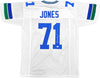 Seattle Seahawks Walter Jones Autographed White Jersey JSA Stock #234533