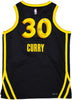 Golden State Warriors Stephen Curry Autographed Black Nike Swingman City Edition Jersey Size 48 "Wardell" Beckett BAS Witness Stock #234085