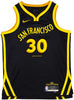 Golden State Warriors Stephen Curry Autographed Black Nike Swingman City Edition Jersey Size 48 "Wardell" Beckett BAS Witness Stock #234085