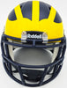 Mike Sainristil Autographed Michigan Wolverines Blue Speed Mini Helmet "23 Natl Champs" Beckett BAS Witness Stock #234650