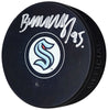 Andre Burakovsky Autographed Official Seattle Kraken Logo Hockey Puck Fanatics Holo Stock #208686