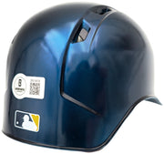 Julio Rodriguez Autographed Seattle Mariners Chrome Blue Mini Helmet  Beckett BAS QR Stock #234036