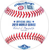 Trea Turner Autographed Official 2019 World Series Logo MLB Baseball Washington Nationals Beckett BAS Witness Stock #234068
