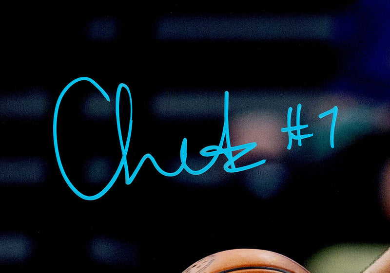 Chet Holmgren Autographed 16x20 Photo Oklahoma City Thunder Beckett BAS Witness Stock #234055