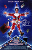 Chevy Chase Autographed Framed 11x17 Christmas Vacation Movie Poster Clark Griswold Beckett BAS QR Stock #233877
