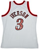 Philadelphia 76ers Allen Iverson Autographed Grey Authentic Mitchell & Ness 1997-98 HWC Swingman Jersey Size L Beckett BAS Witness Stock #220429