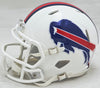 Thurman Thomas Autographed Buffalo Bills White Speed Mini Helmet Beckett BAS Witness Stock #220470