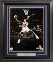 Allen Iverson Autographed Framed 16x20 Photo Philadelphia 76ers Beckett BAS Witness Stock #265806