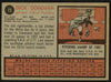 Dick Donovan Autographed 1962 Topps Card #15 Cleveland Indians SKU #149914