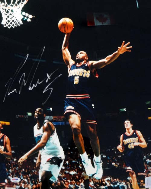 Ron Mercer Autographed 16x20 Photo Denver Nuggets PSA/DNA #T14411