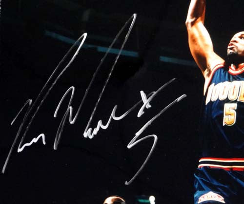 Ron Mercer Autographed 16x20 Photo Denver Nuggets PSA/DNA #T14411