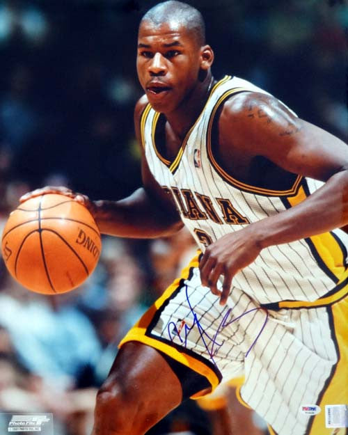 Al Harrington Autographed 16x20 Photo Indiana Pacers PSA/DNA #T14436