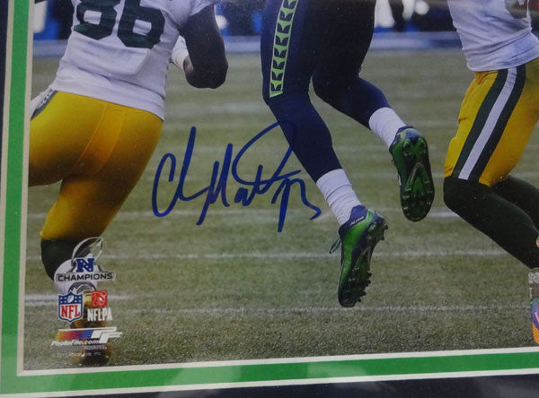 Chris Matthews Autographed Framed 8x10 Photo Seattle Seahawks The Recovery MCS Holo Stock #90588