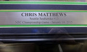 Chris Matthews Autographed Framed 8x10 Photo Seattle Seahawks The Recovery MCS Holo Stock #90588