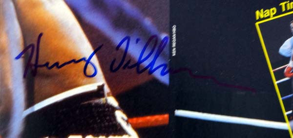 Mike Tyson & Henry Tillman Autographed Magazine Poster Photo Vintage PSA/DNA #T19763