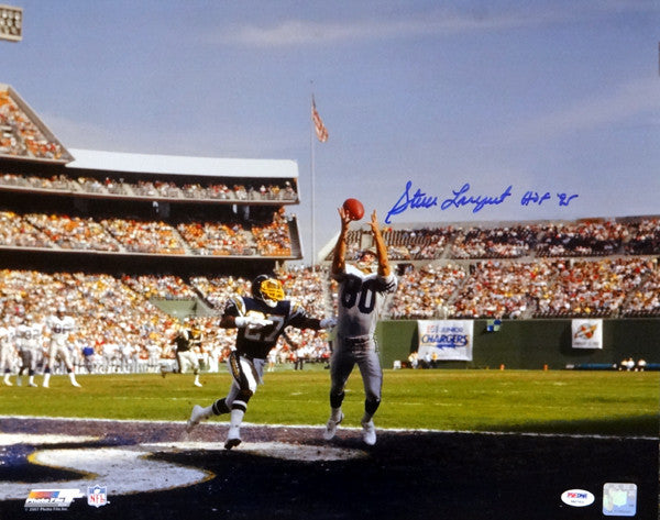 Steve Largent Autographed 16x20 Photo Seattle Seahawks "HOF 95" PSA/DNA ITP Stock #77719