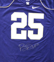 Washington Huskies Bishop Sankey Autographed Purple Nike Jersey Size XL MCS Holo Stock #73079