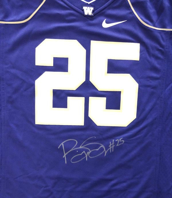 Washington Huskies Bishop Sankey Autographed Purple Nike Jersey Size XL MCS Holo Stock #73079