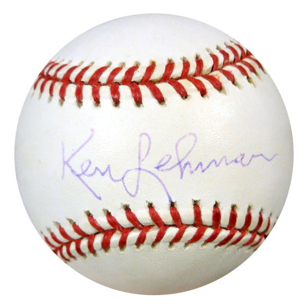 Ken Lehman Autographed Official NL Baseball Brooklyn Dodgers PSA/DNA #U58684