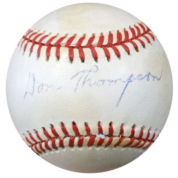 Don Thompson Autographed Official NL Baseball Brooklyn Dodgers PSA/DNA #Z80269