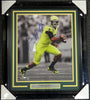 Marcus Mariota Autographed Framed 16x20 Photo Oregon Ducks MM Holo Stock #89809