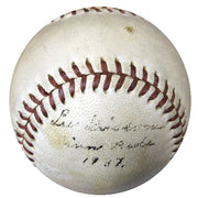Lee Grissom Autographed Hutch Baseball Cincinnati Reds "Cinci Reds 1937" PSA/DNA #X23708